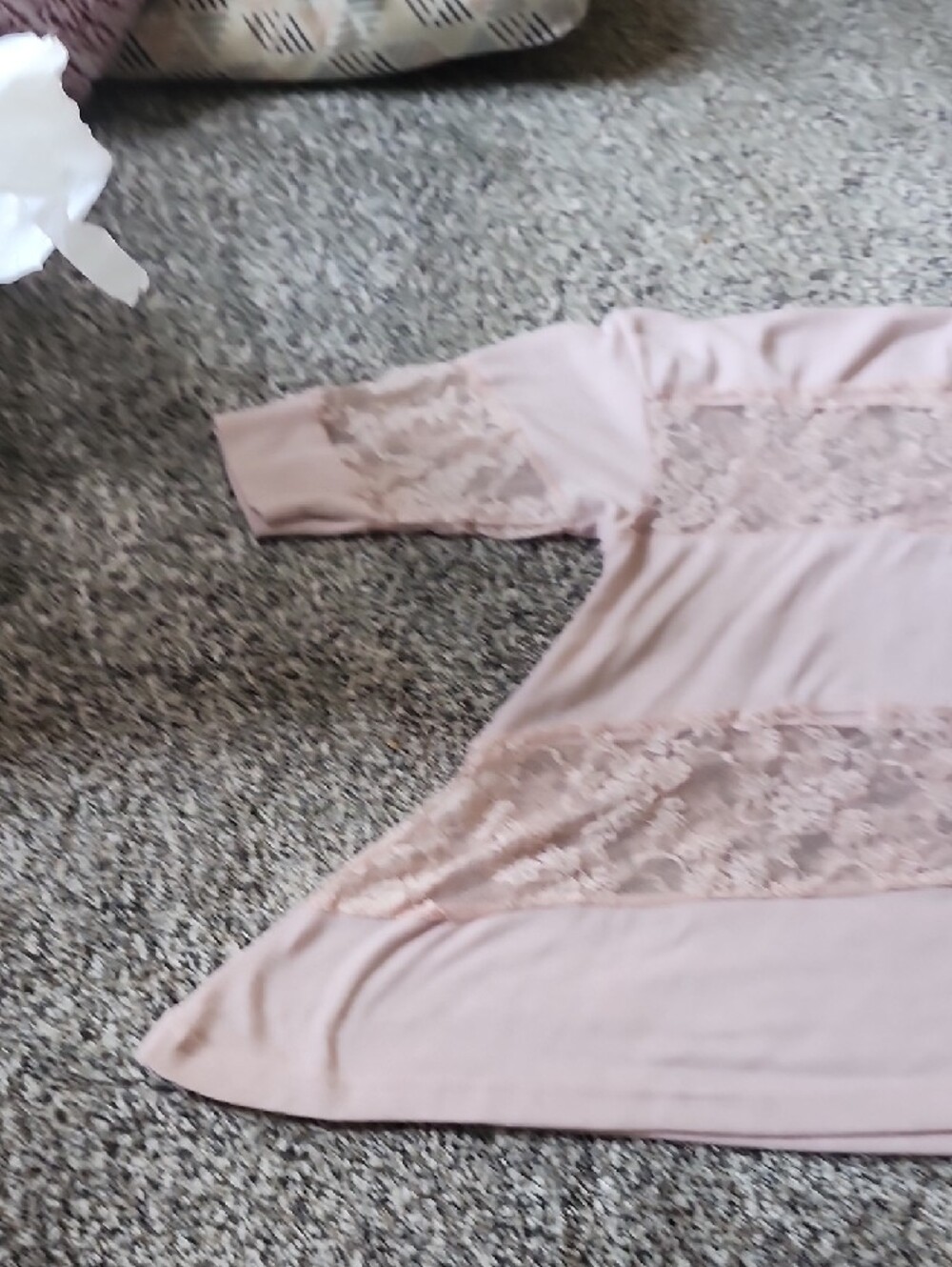 Poof! Pale Pink Knit Scoop Neck Top - Picture 7 of 9